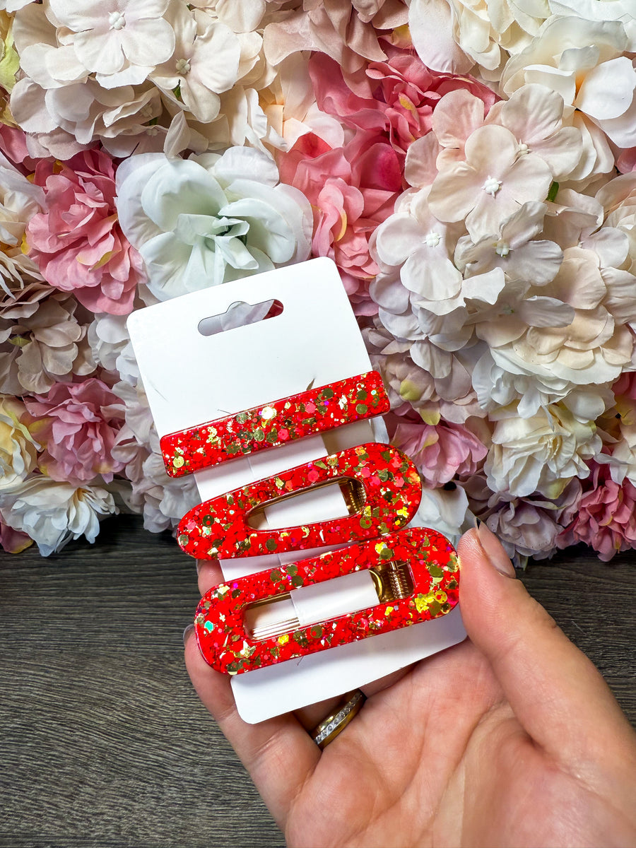 3-teilige Haarspangensets in verschiedenen Designs