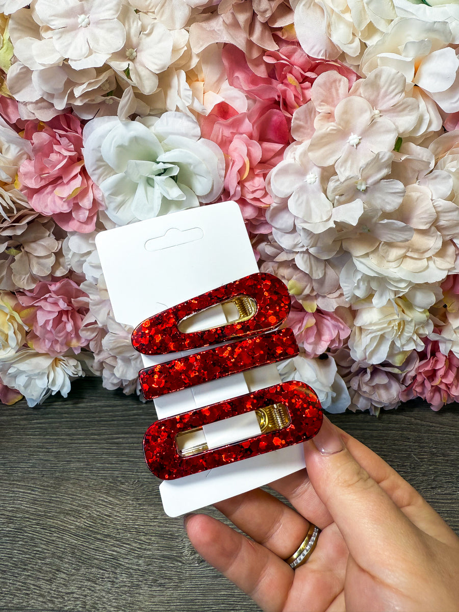 3-teilige Haarspangensets in verschiedenen Designs