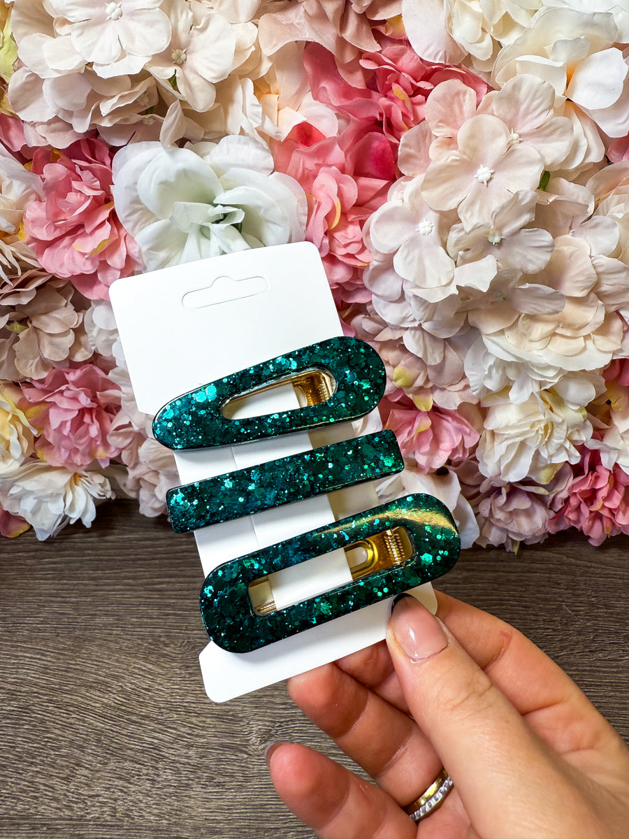 3-teilige Haarspangensets in verschiedenen Designs