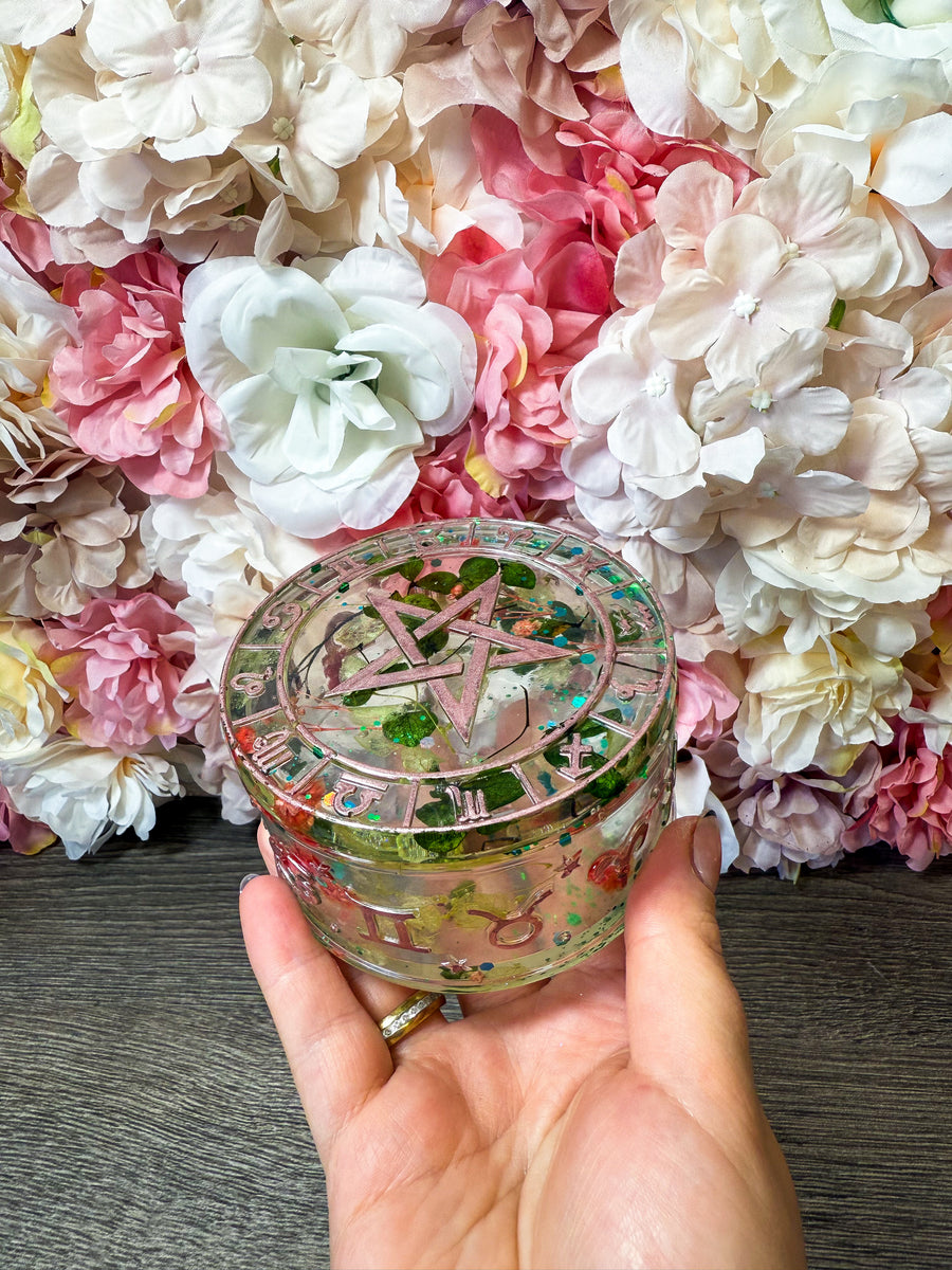 Dose Sternzeichen in verschiedenen Designs (B-Ware)