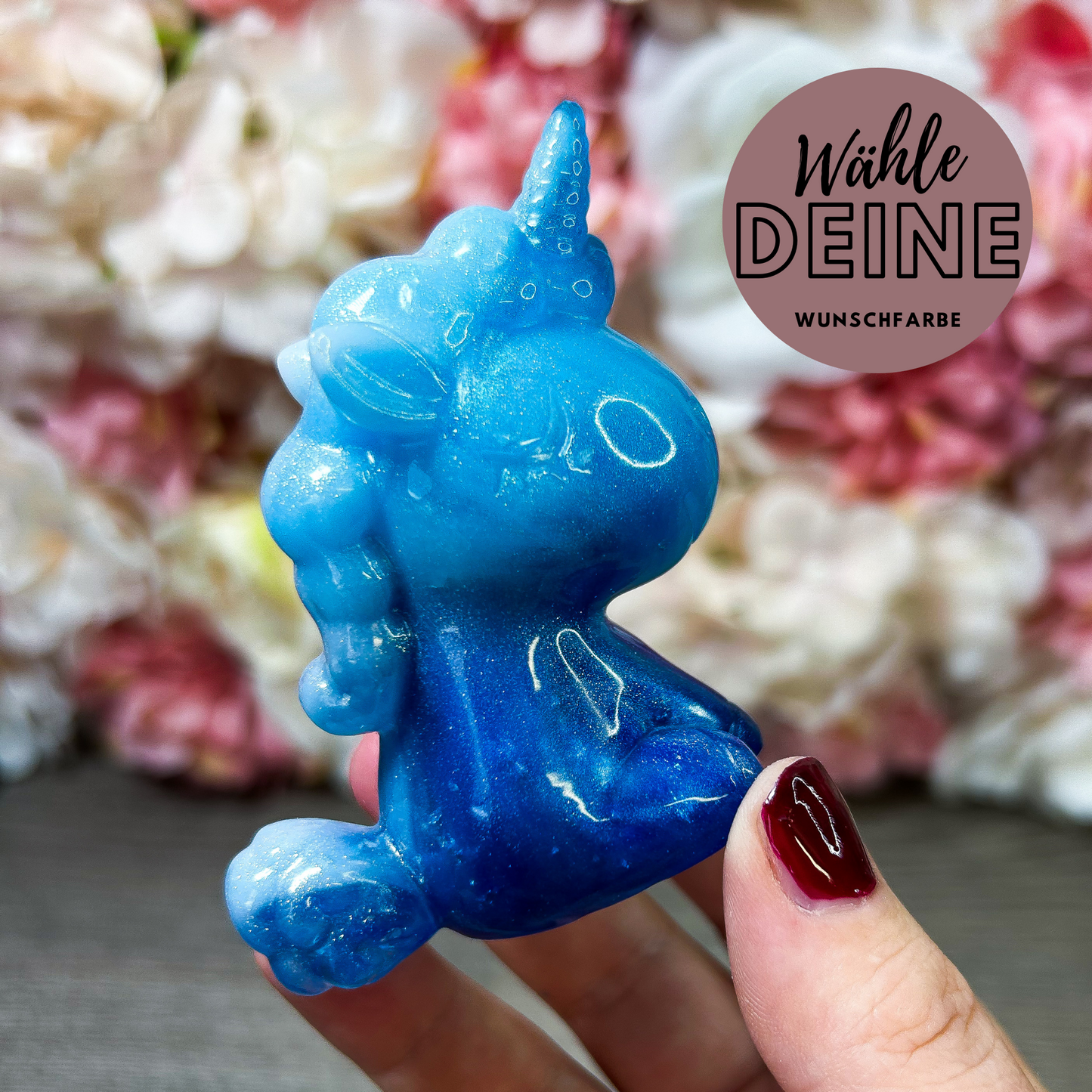 Figur "Einhorn" in deiner Wunschfarbe