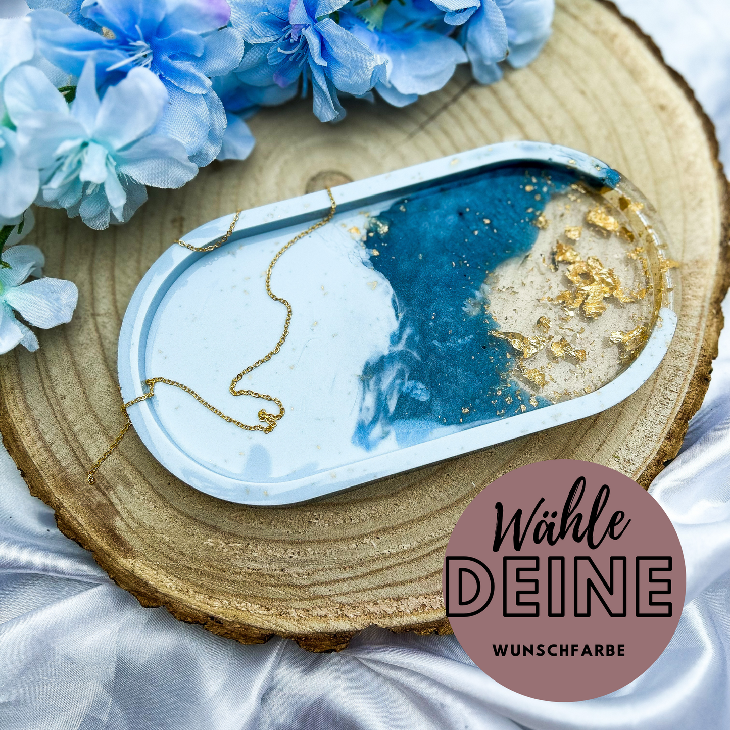 Handgefertigtes Tablett in in deiner Wunschfarbe