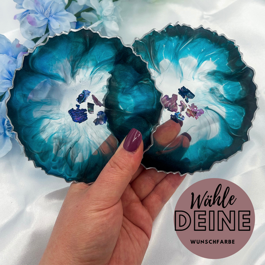 Glas Untersetzer in deiner Wunschfarbe