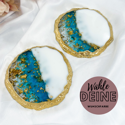 Handgefertigte Untersetzer in deiner Wunschfarbe