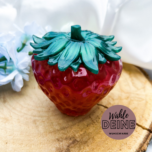 Dose "Erdbeere" mit abnehmbarem Deckel