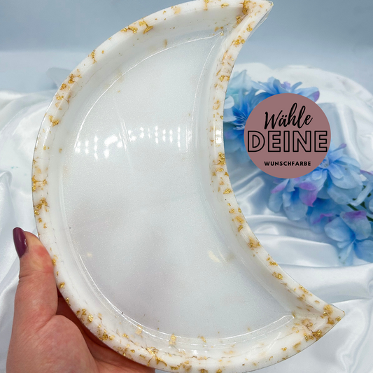 Große Schale/ Tablett "Mond" in deiner Wunschfarbe