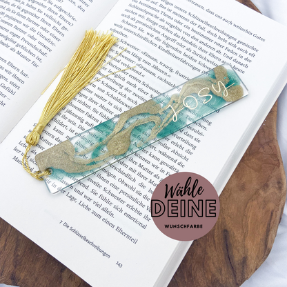 Personalisiertes Lesezeichen in deiner Wunschfarbe