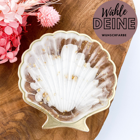 Seifenschale/Schmuckschale/ Schlüsselschale Muschel aus Resin