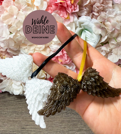 Tannenbaumschmuck "Flügel" in deiner Wunschfarbe