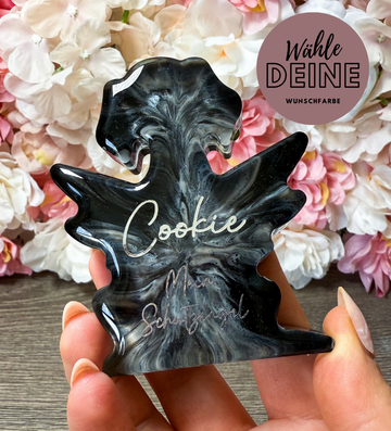 Personalisierbare 2D Hundefigur mit Flügeln (Klein)