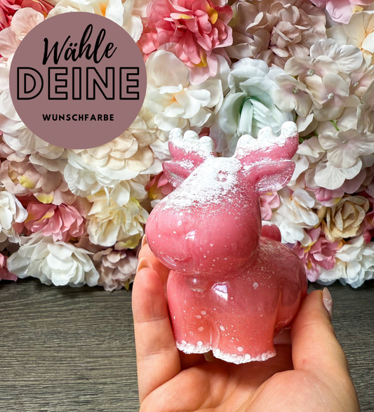 Figur "Weihnachtselch"  in deiner Wunschfarbe